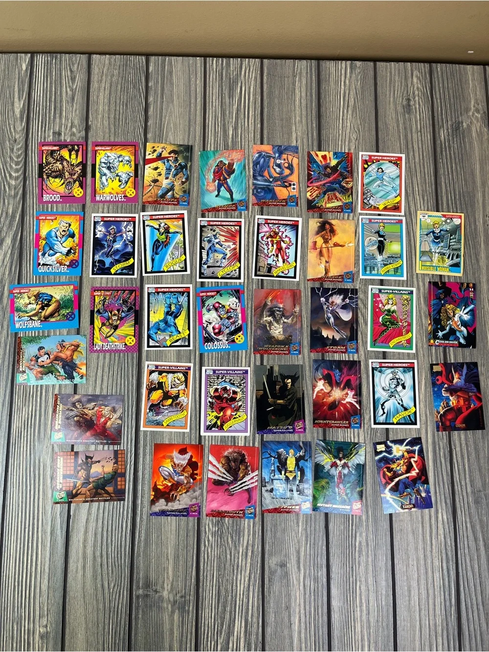 Super Hero and Villain Trading Cards